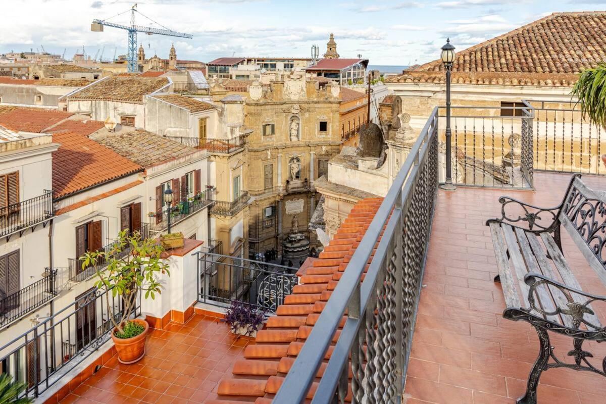 Palazzo Viola Suite Panoramica Palermo Bagian luar foto