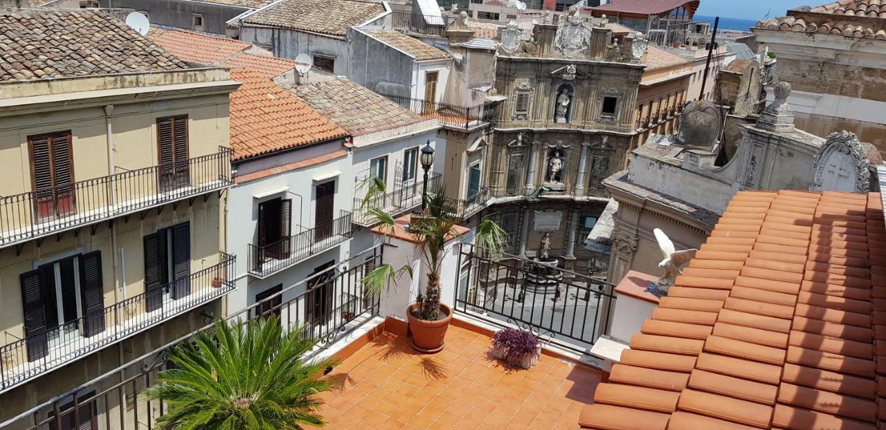 Palazzo Viola Suite Panoramica Palermo Bagian luar foto